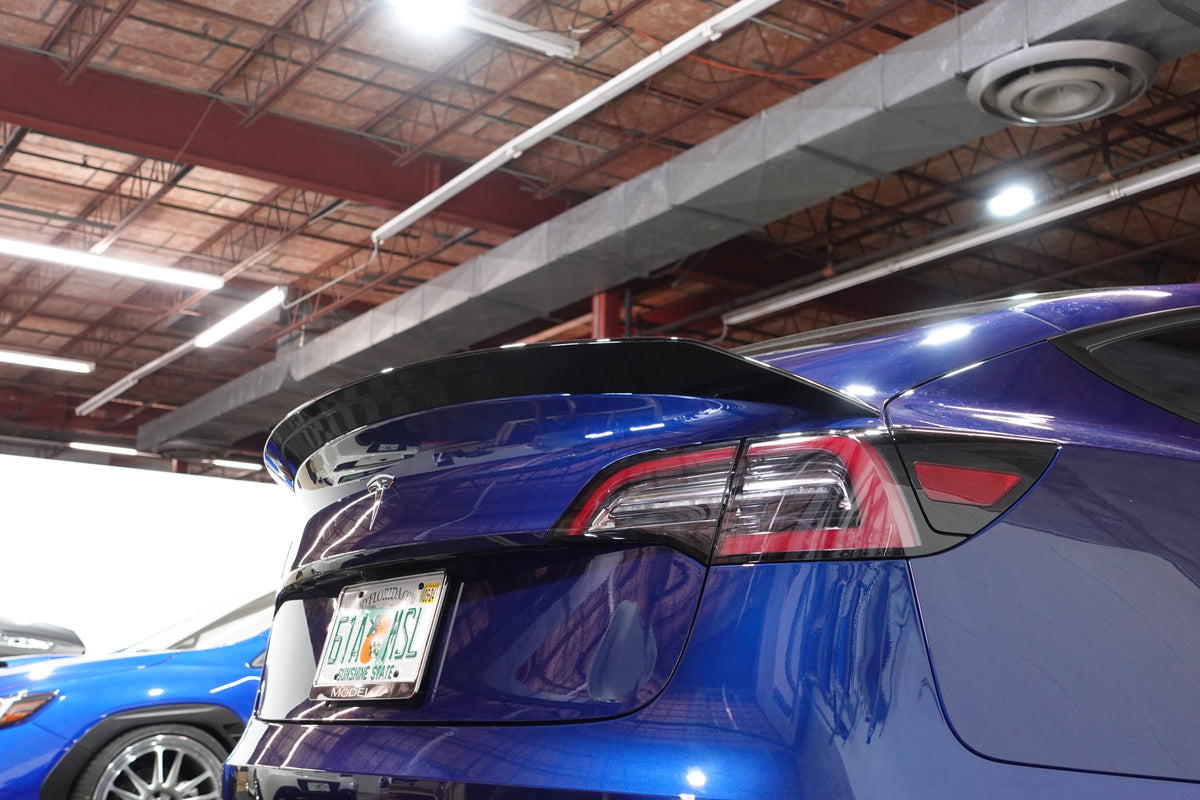 Noble VT Style Rear Trunk Spoiler Tesla Model 3 2017-2023