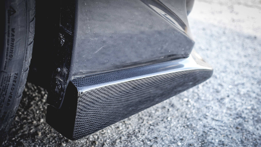Noble CS Style Carbon Fiber Front Lip - 18-21 WRX / STI
