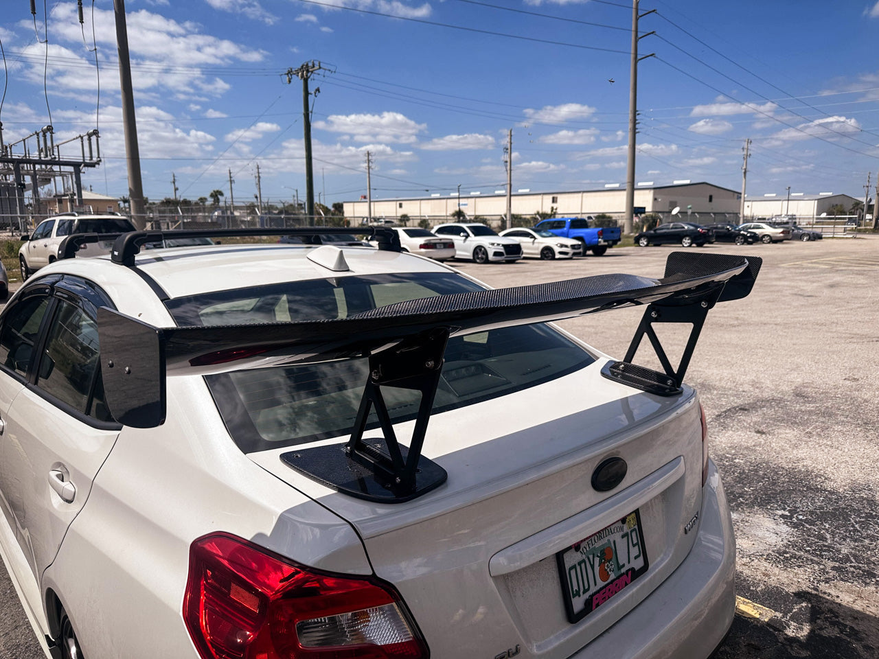 Aileron Arrière Pour Subaru WRX STI Berline 2015-2019 | Spoiler Coffre | Améliore L'appui Aérodynamique | Noir Brillant