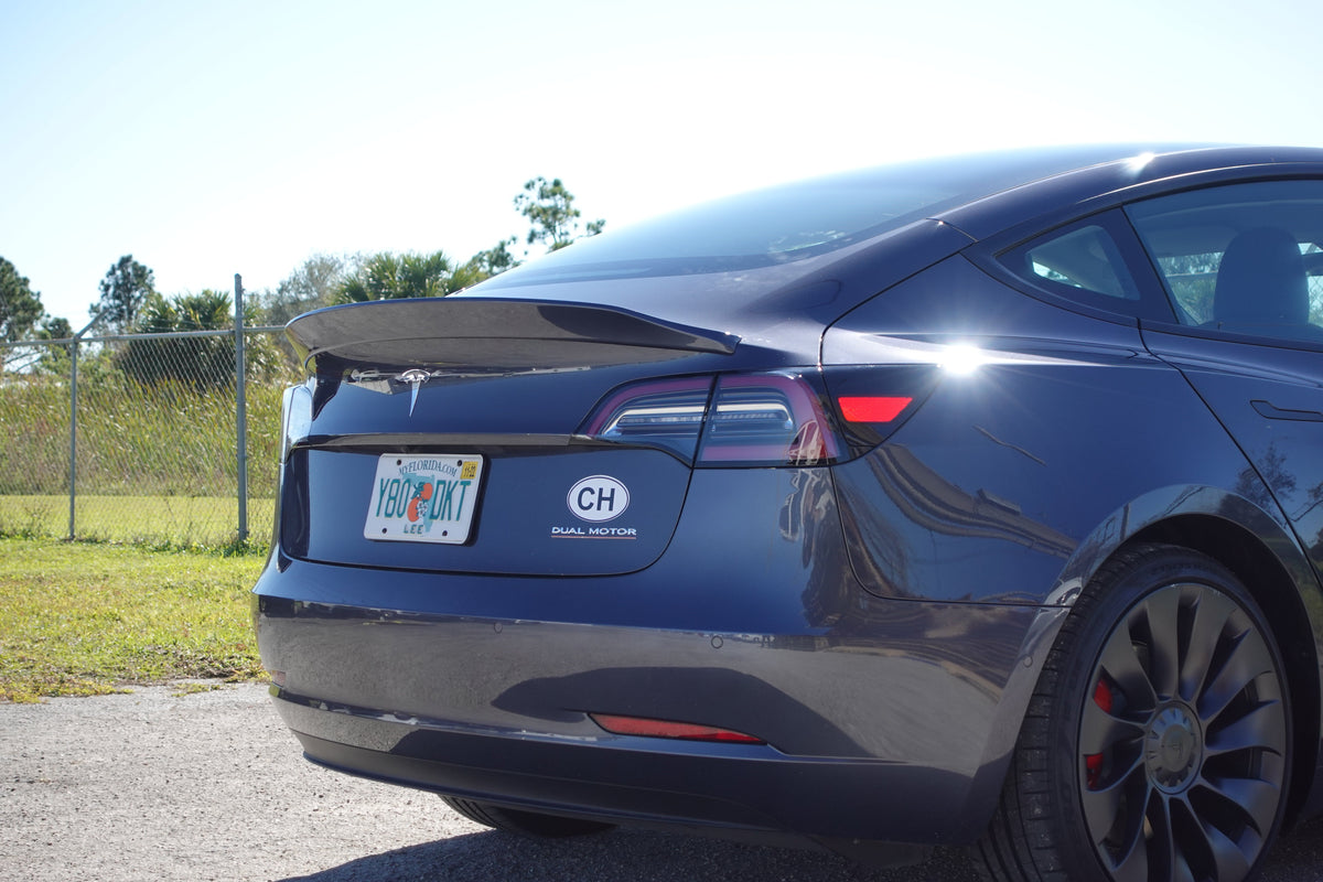 Noble AG Duckbill Spoiler (Paint Matched) Tesla Model 3 2017-2023