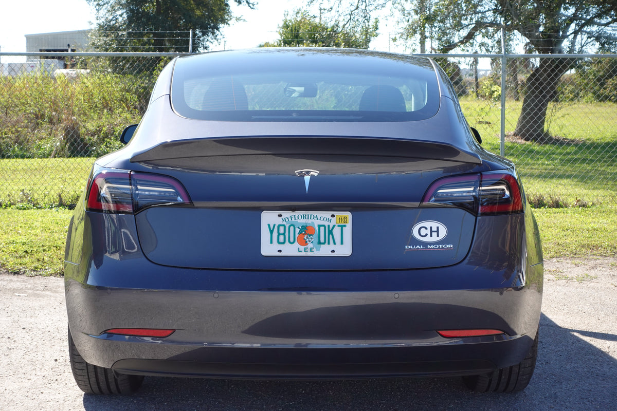 Noble AG Duckbill Spoiler (Paint Matched) Tesla Model 3 2017-2023