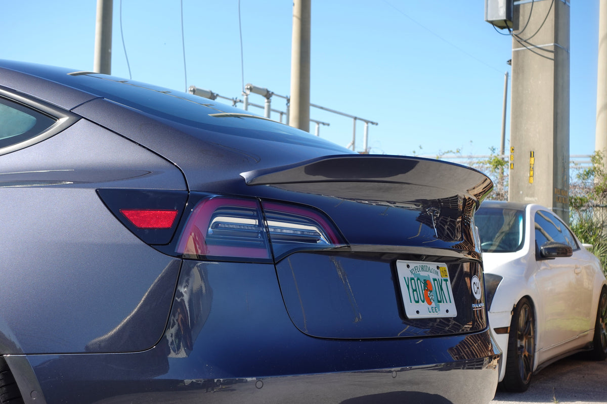 Noble AG Duckbill Spoiler (Paint Matched) Tesla Model 3 2017-2023