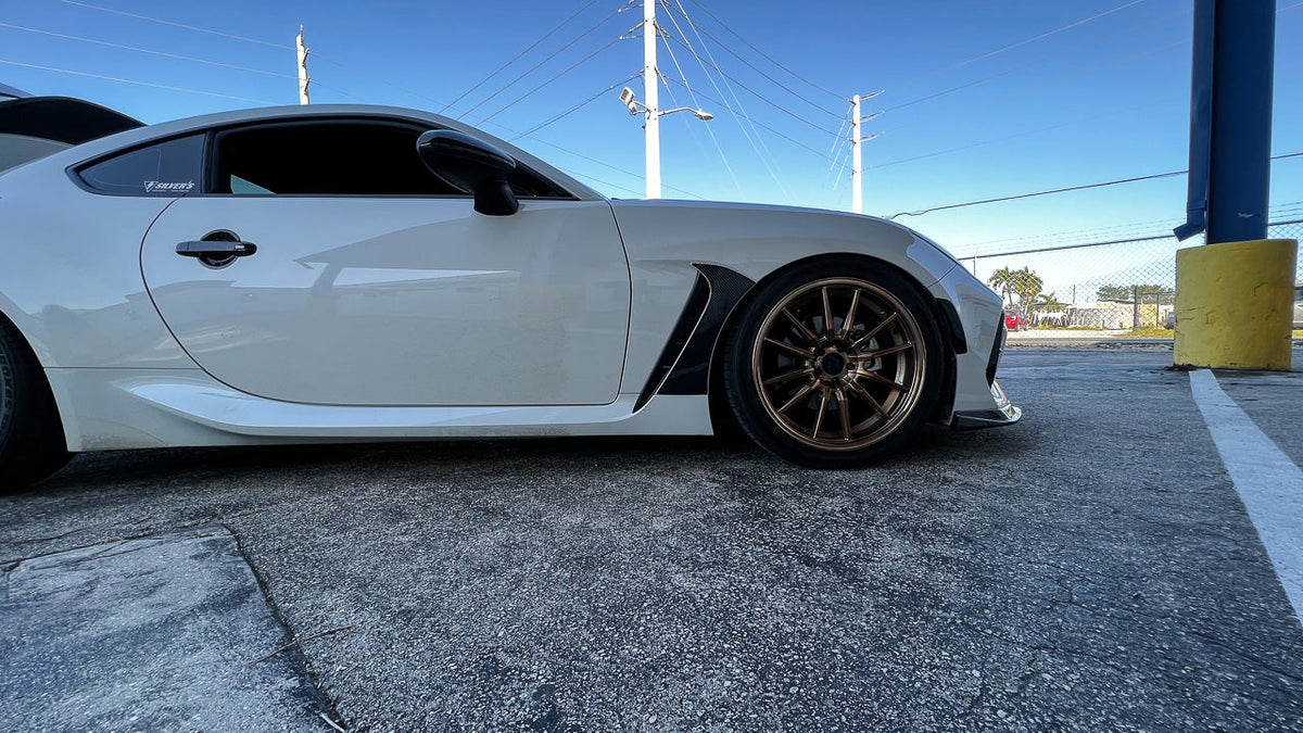 Noble Black Carbon Fiber Fender Vent Overlays Subaru BRZ 22-23 / Toyota GR86 22-23