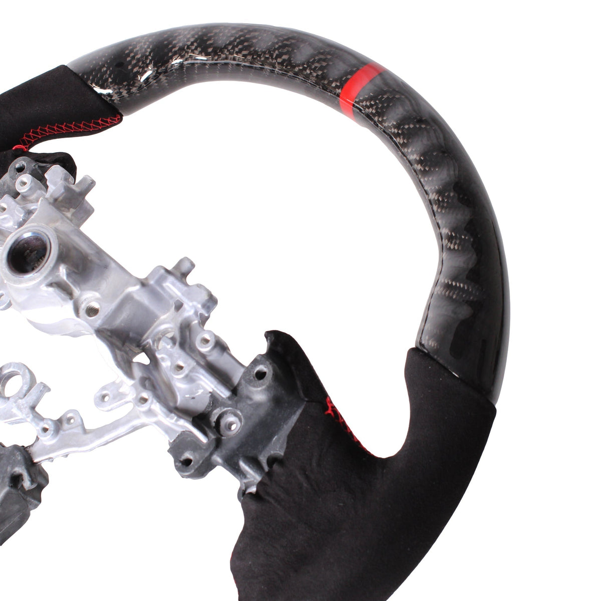 Noble Carbon 1A Racer Steering Wheel (Carbon Fiber / Suede) Subaru WRX 2022-2023