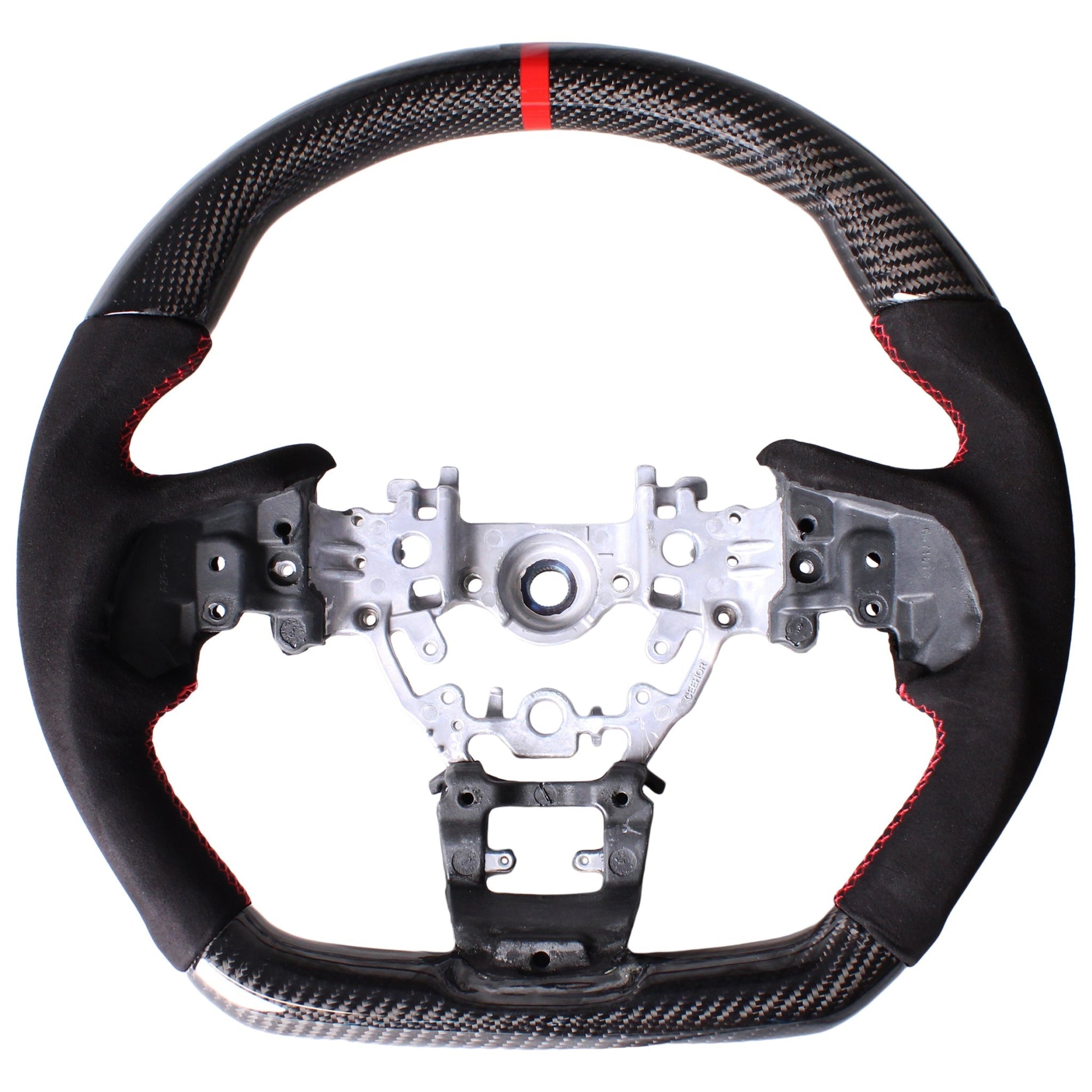 Noble Carbon 1A Racer Steering Wheel (Carbon Fiber / Suede) Subaru WRX 2022-2023