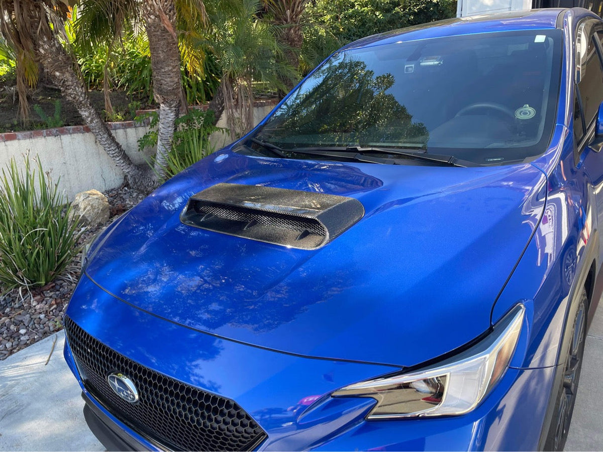Noble Carbon Fiber Bulge Hood Scoop Version 1 Subaru WRX 2022-2023