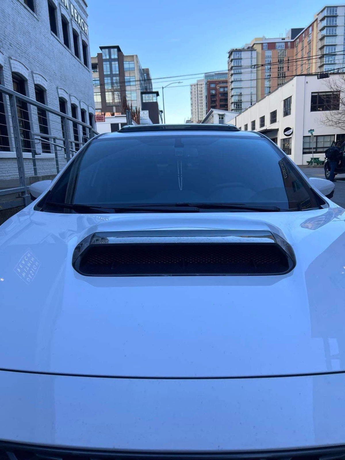 Noble Carbon Fiber Bulge Hood Scoop Version 1 Subaru WRX 2022-2023