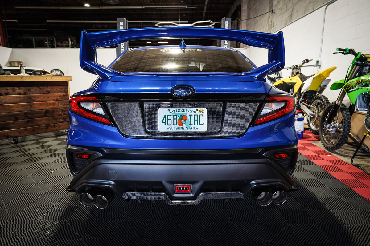 Wrx Rear Window Diffuser Noble Carbon Fiber HT Style Rear Diffuser Subaru WRX 2022-2023 - Noble ...