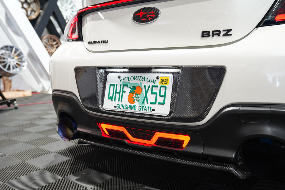 Noble Carbon Fiber License Plate Panel Subaru BRZ 2022-2023 / Toyota GR86 2022-2023