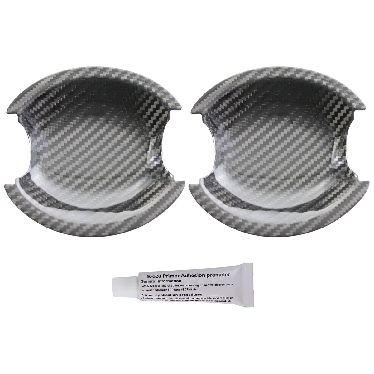 Noble Dry Carbon Fiber Door Handle Cup Inserts Subaru BRZ / Toyota GR86 2022-2023