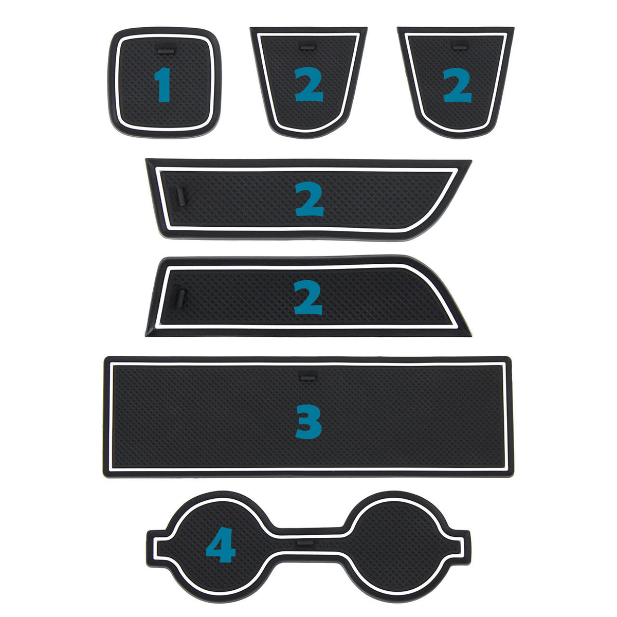 Noble Essential Liner Set with Red, White, or Blue Accents - 2022+ Subaru BRZ / Toyota GR86