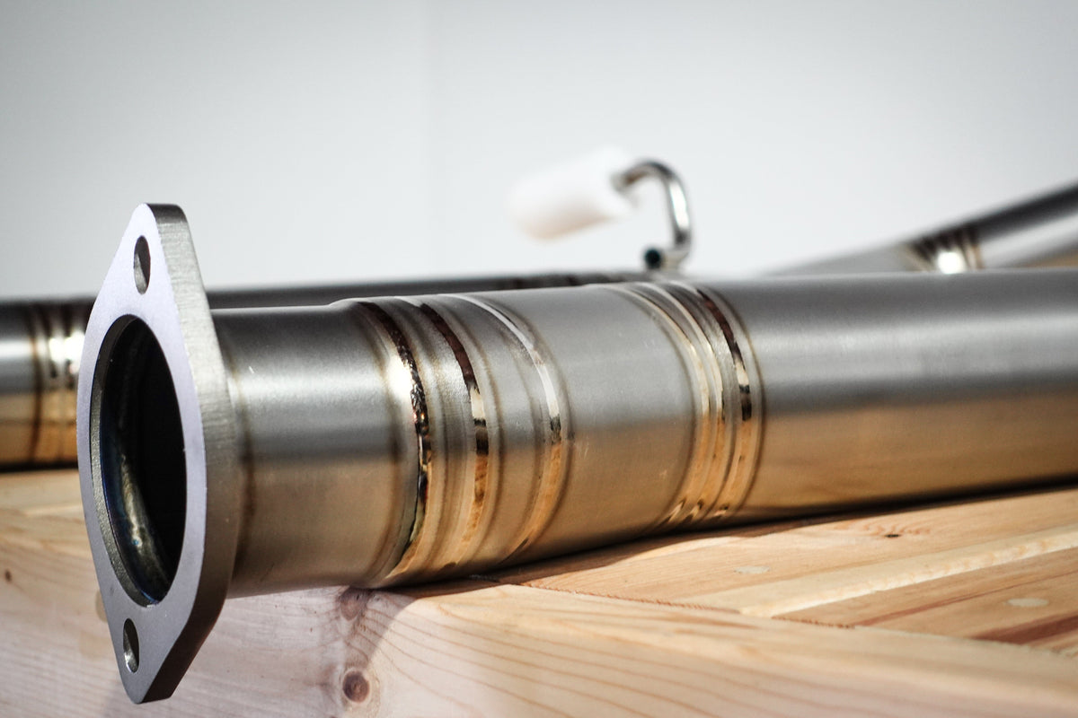 Noble Full Titanium Pro Single Exit 3&quot; Cat Back Exhaust Subaru WRX 08-21 / STI 11-21