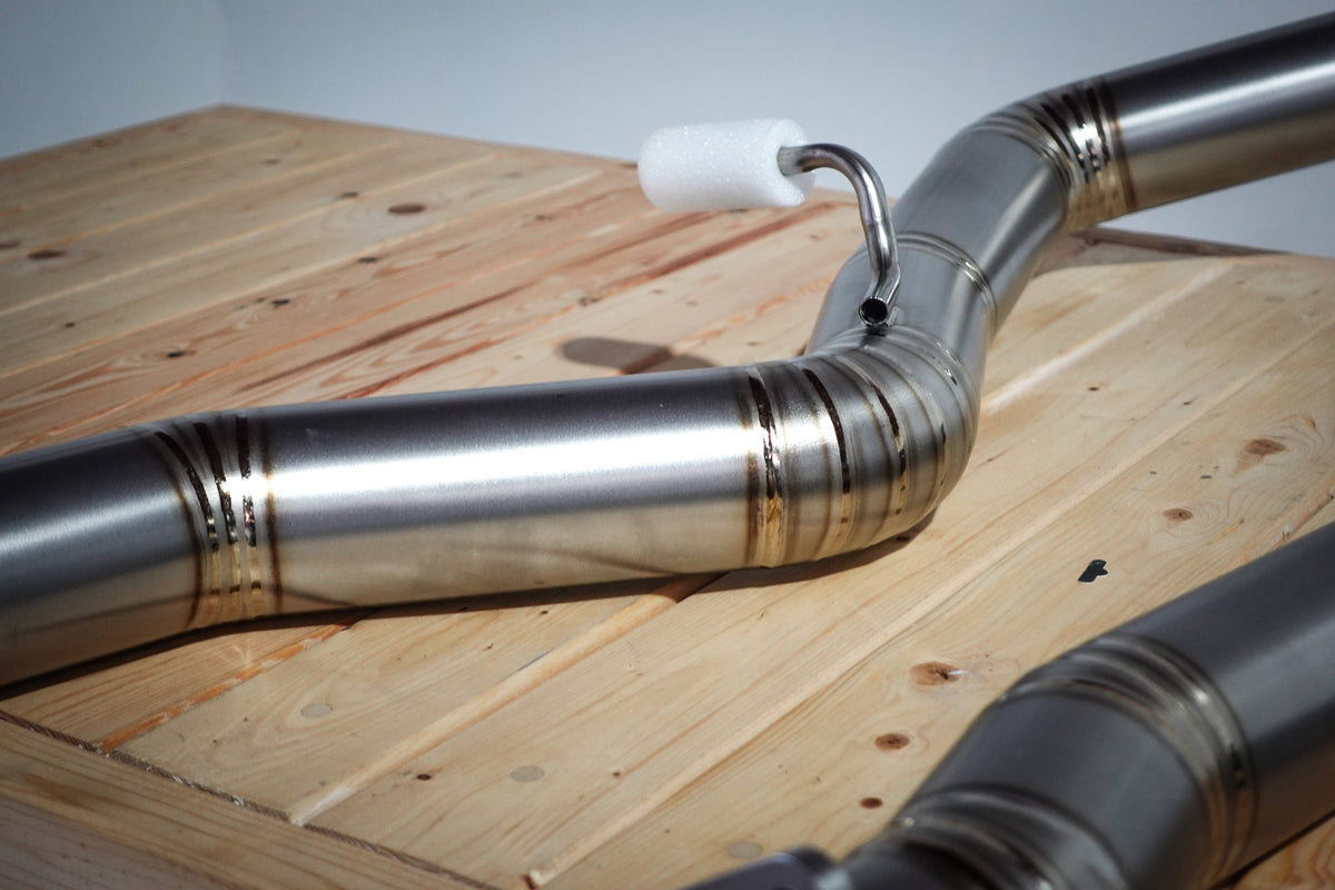 Noble Full Titanium Pro Single Exit 3&quot; Cat Back Exhaust Subaru WRX 08-21 / STI 11-21