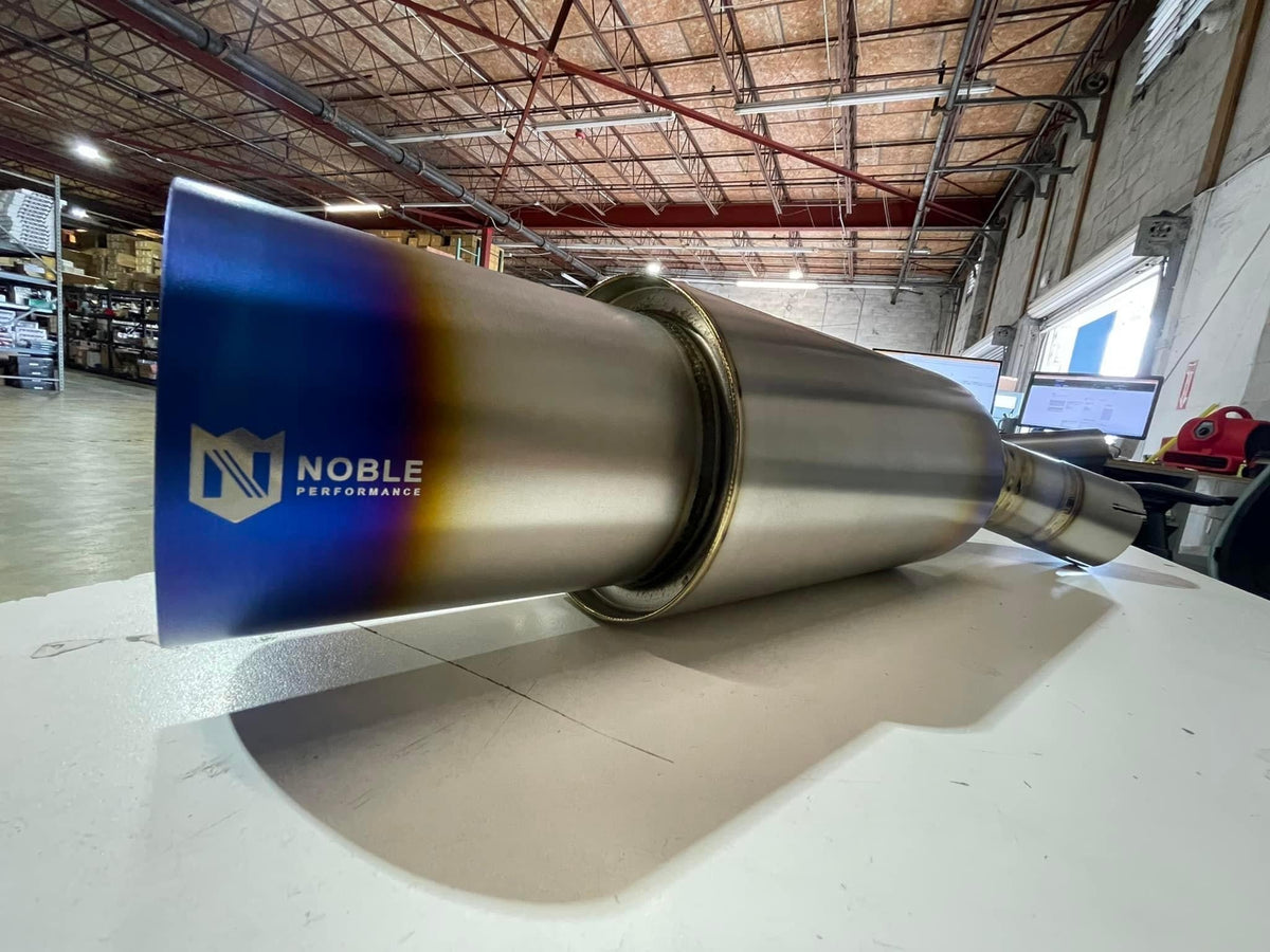 Noble Full Titanium Pro Single Exit 3&quot; Cat Back Exhaust Subaru WRX 2022-2023