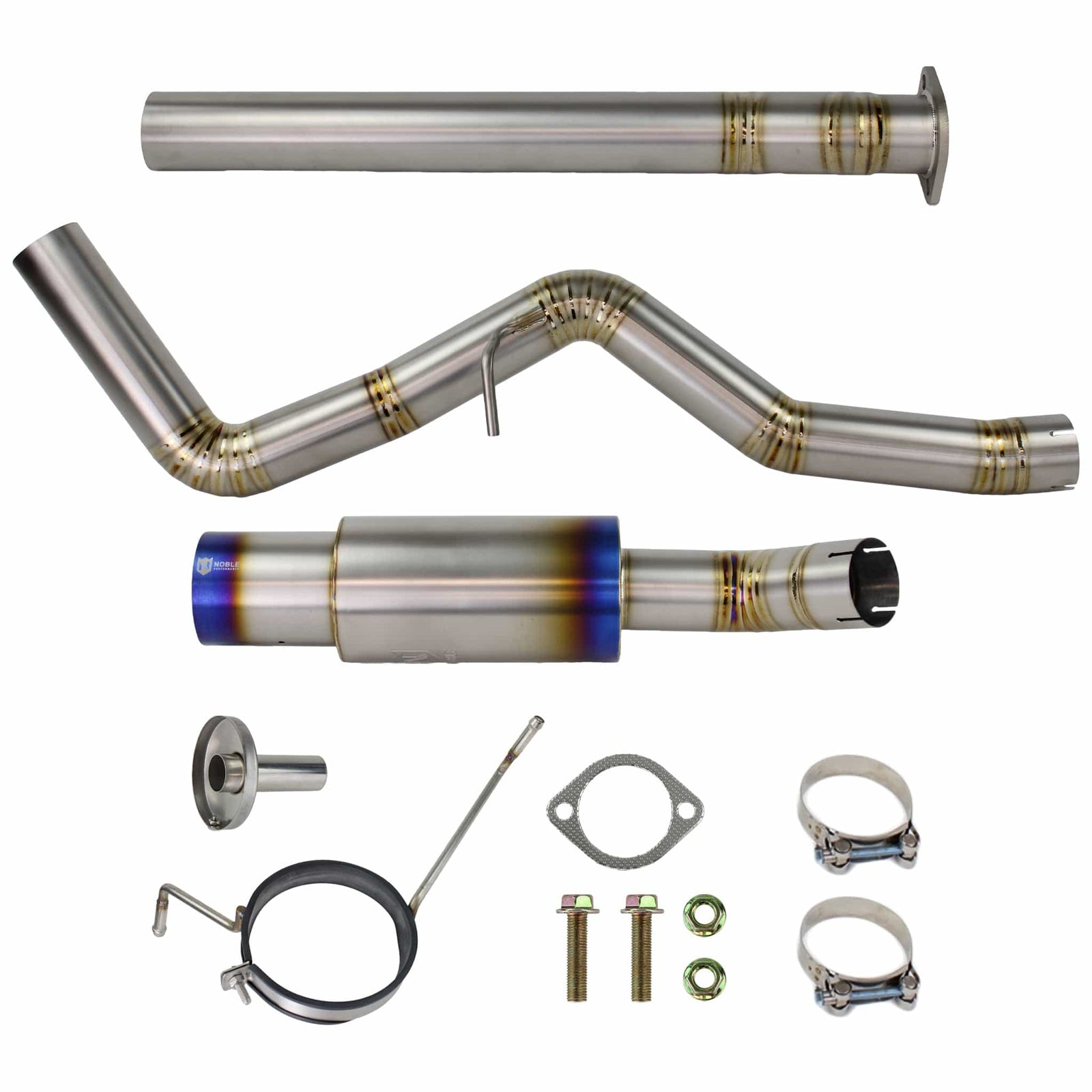 Noble Full Titanium Pro Single Exit 3" Cat Back Exhaust Subaru WRX 2022-2023