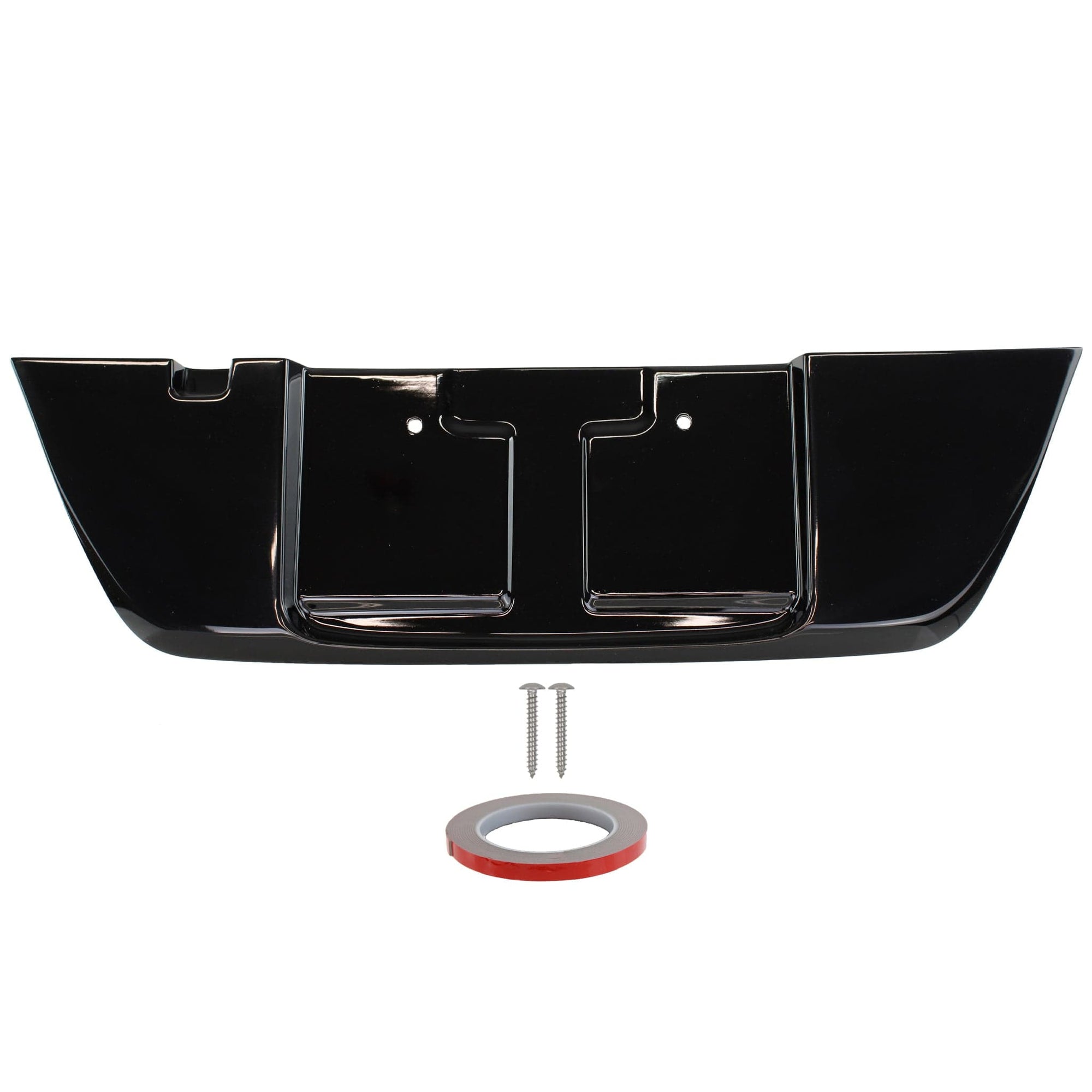 Noble Gloss Black License Plate Panel - 15-21 WRX / STI