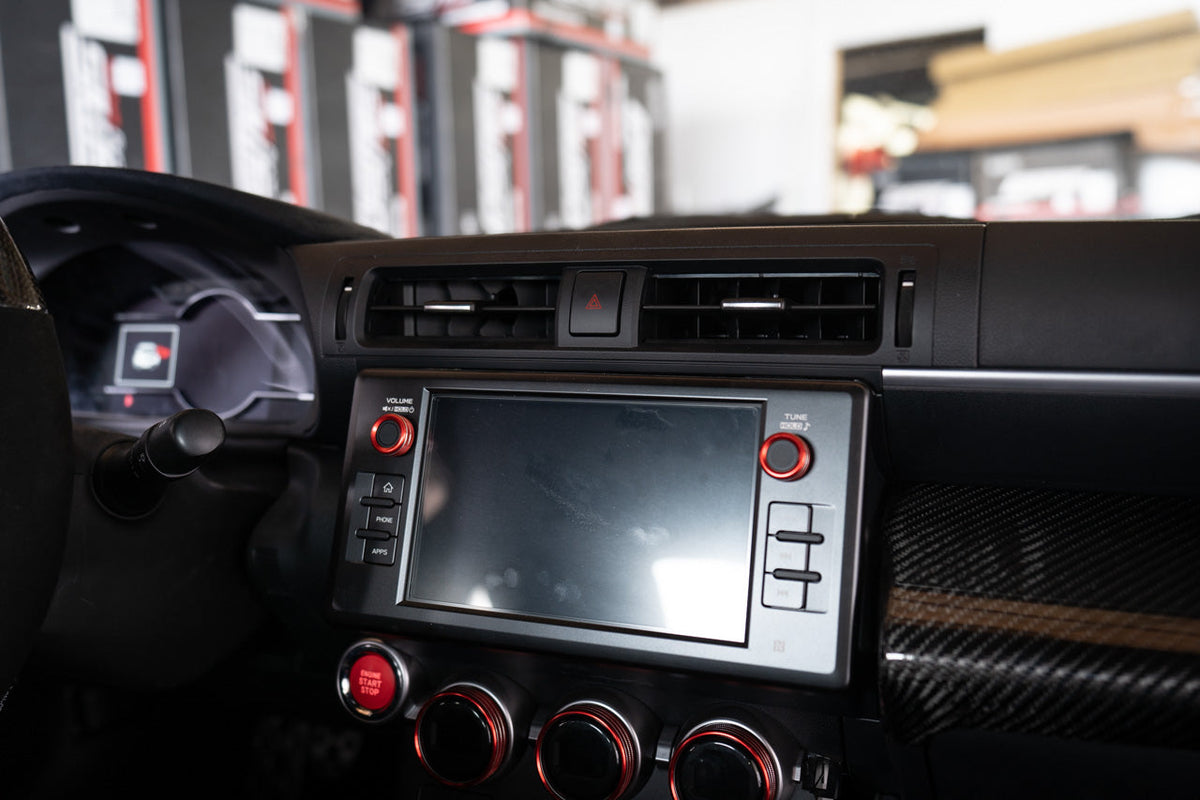 Noble LX Dry Carbon Fiber Center AC Trim Cover Subaru BRZ / GR86 2022-2023