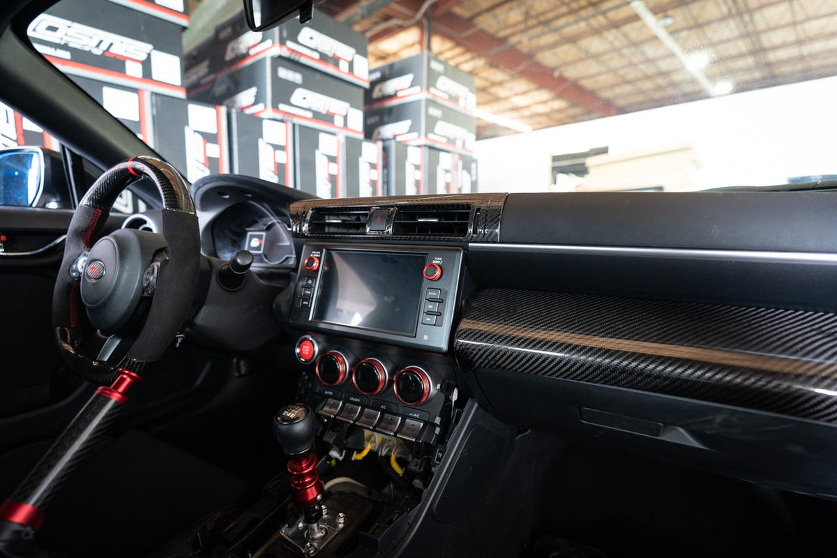 Noble LX Dry Carbon Fiber Center AC Trim Cover Subaru BRZ / GR86 2022-2023