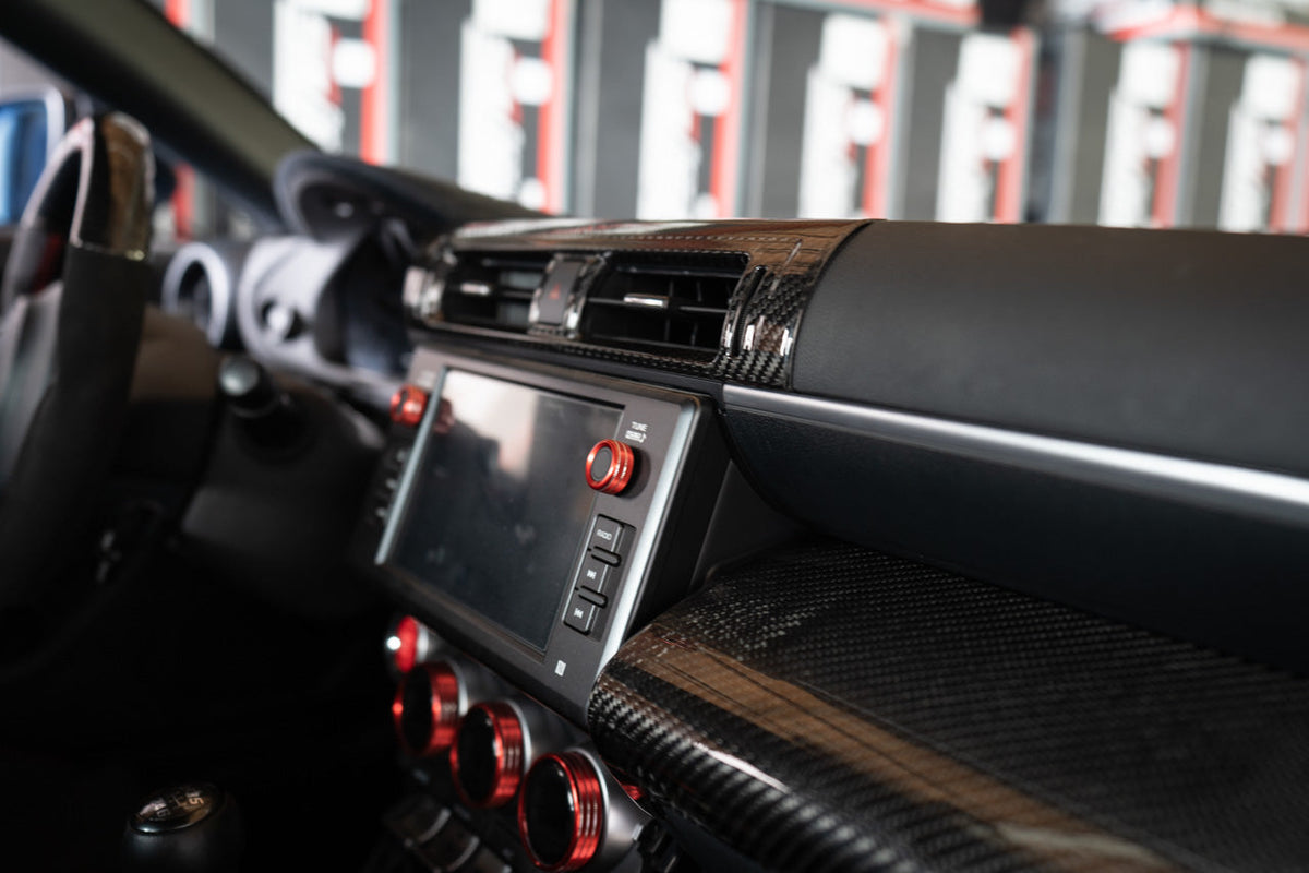 Noble LX Dry Carbon Fiber Center AC Trim Cover Subaru BRZ / GR86 2022-2023