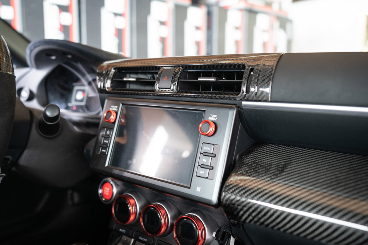 Noble LX Dry Carbon Fiber Center AC Trim Cover Subaru BRZ / GR86 2022-2023