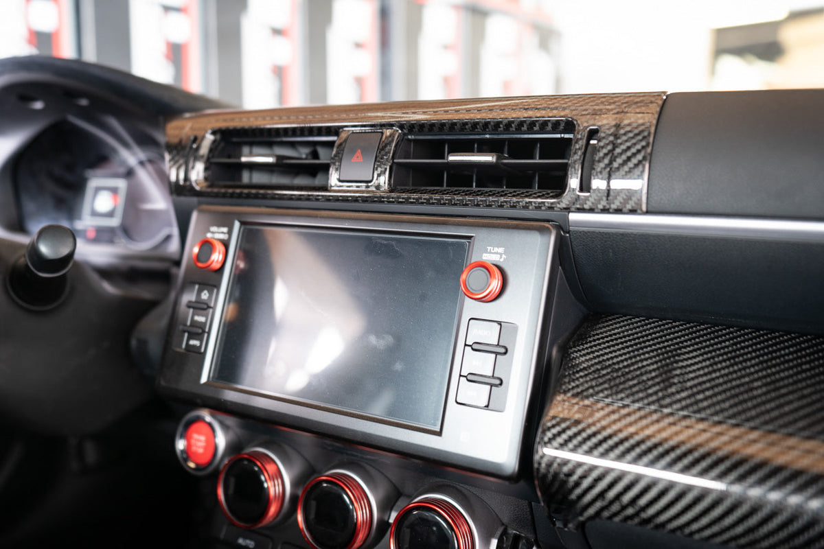 Noble LX Dry Carbon Fiber Center AC Trim Cover Subaru BRZ / GR86 2022-2023