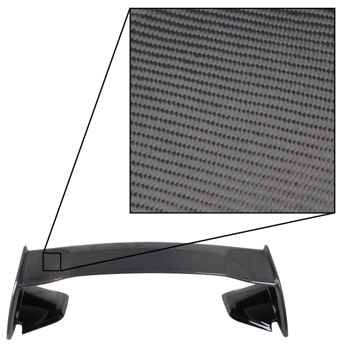 Noble STI Hybrid Carbon Fiber OE Style Spoiler for VB Chassis Subaru WRX Wing 2022-2023