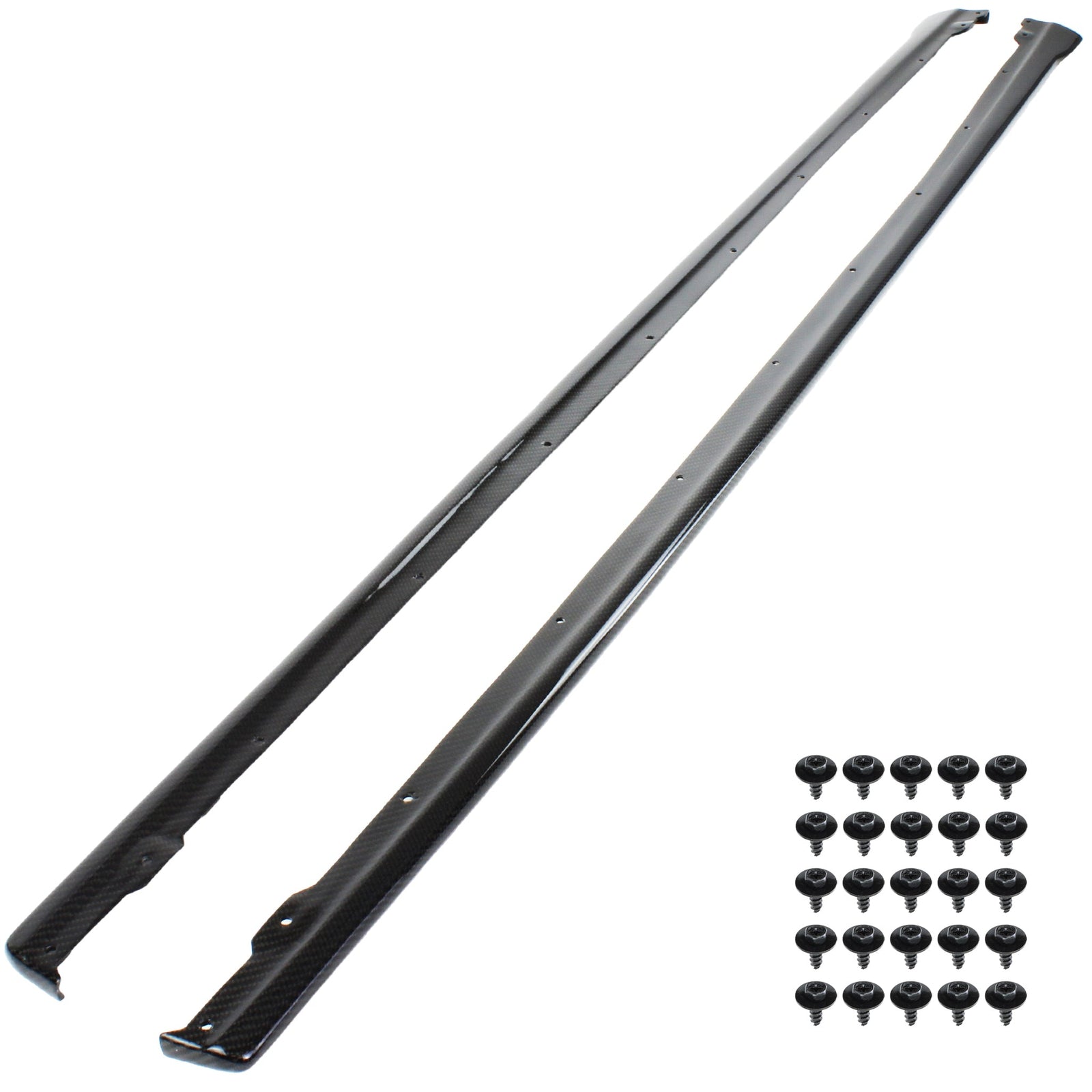 Noble STI Style Carbon Fiber Side Skirts - 2022+ WRX