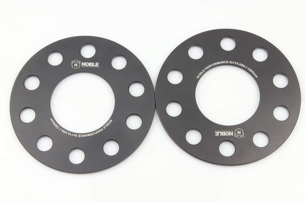 Noble 5mm Spacers 5x114.3 CB 66.1 (Set of 2) - Universal
