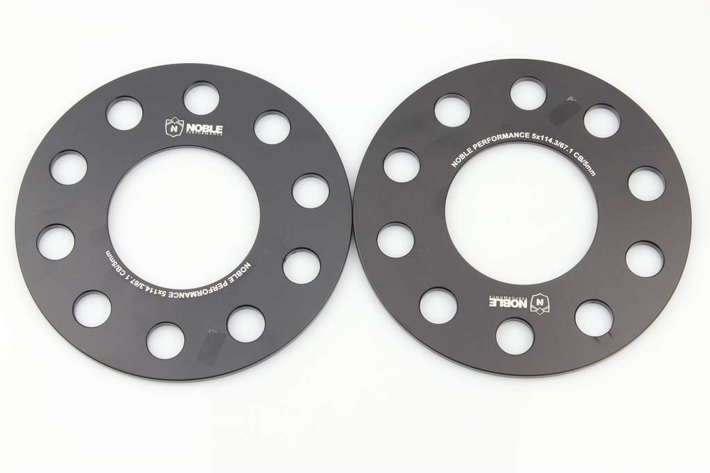 Noble 5mm Spacers 5x114.3 CB 67.1 (Set of 2) - Universal